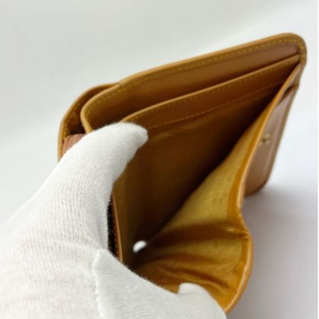  HUNTING WORLD ハンティングワールド 二つ折り財布 21I 1 01 ベージュ x カーキ