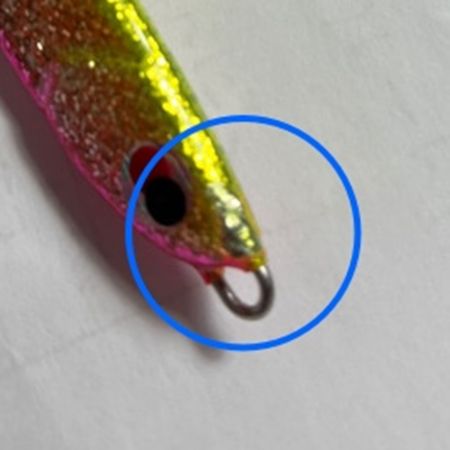  AKクラフト ルアー　ハンドメイド Mari40 ピンク x イエロー