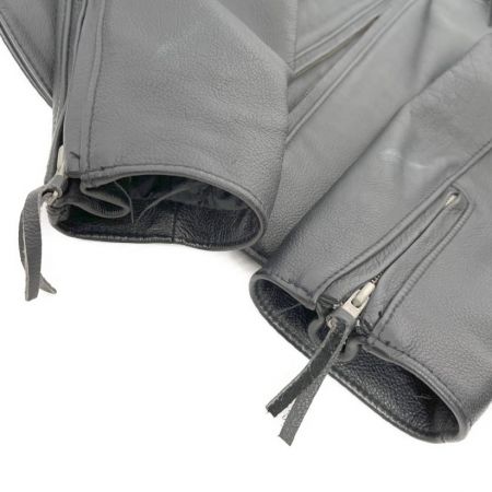  HARLEY-DAVIDSON ハーレーダビッドソン シングルレザーライダースジャケット XXL 98124-98VM ブラック