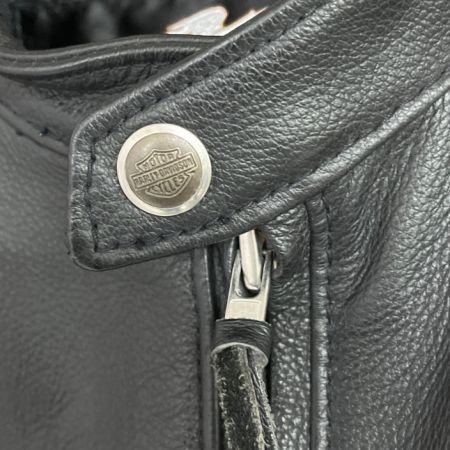  HARLEY-DAVIDSON ハーレーダビッドソン シングルレザーライダースジャケット XXL 98124-98VM ブラック