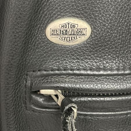  HARLEY-DAVIDSON ハーレーダビッドソン シングルレザーライダースジャケット XXL 98124-98VM ブラック