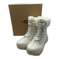 ◆◆ UGG アグ YOSE FLUFF ブーツ　25cm W/1112328 ホワイト Aランク