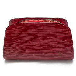 ◆◆ LOUIS VUITTON ルイヴィトン エピ ドーフィーヌ 布袋付 内部劣化有  M48447 レッド Cランク