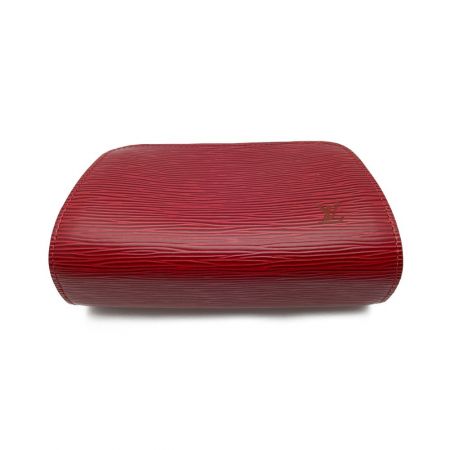  LOUIS VUITTON ルイヴィトン エピ ドーフィーヌ 布袋付 内部劣化有  M48447 レッド