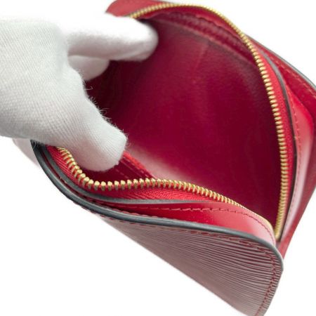  LOUIS VUITTON ルイヴィトン エピ ドーフィーヌ 布袋付 内部劣化有  M48447 レッド