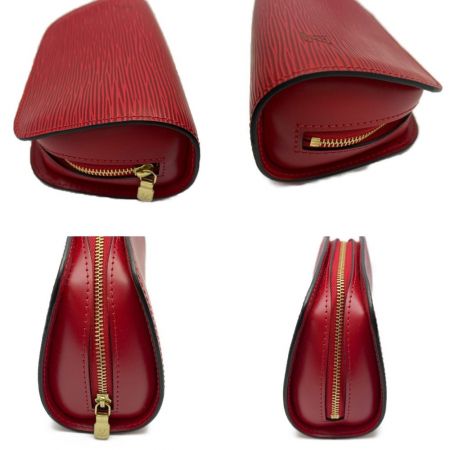  LOUIS VUITTON ルイヴィトン エピ ドーフィーヌ 布袋付 内部劣化有  M48447 レッド