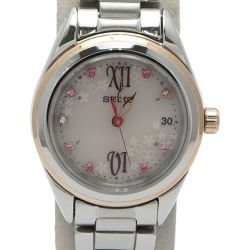 ◆◆ SEIKO セイコー セレクション【SAKURA Blooming】 SWFH108 ソーラー充電　腕時計 Bランク