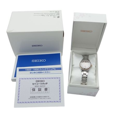  SEIKO セイコー セレクション【SAKURA Blooming】 SWFH108 ソーラー充電　腕時計