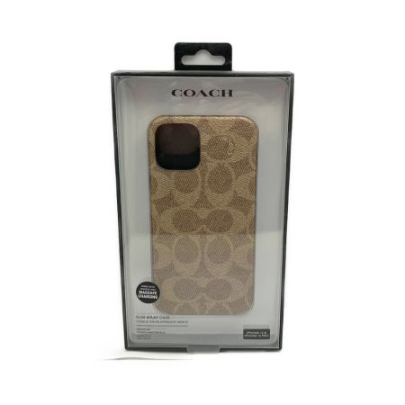  COACH コーチ iPhone 12 Pro/12 Slim Wrap Case　スマホケース カーキ スマートフォンケース