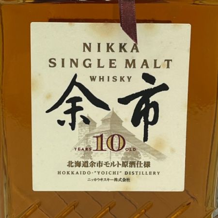  SuperNIKKA/ﾆｯｶｳｲｽｷｰ スーパーニッカ 700ml 箱無 シングルモルト 余市　10年 43度 未開栓