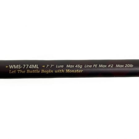  Abu Garcia アブガルシア  ルアーロッド ケース付 WORLD MONSTER WMS-774ML