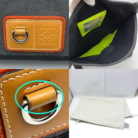  LOEWE ロエベ メッセンジャーバッグ LOEWE キャンバス　スモール　Eyeシリーズ ブラック