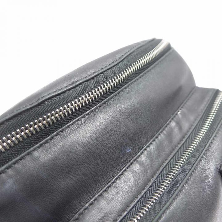 LOEWE ロエベ BUMBAG PUFFY ボディバッグ ウエストポーチ 黒/茶 - 中古