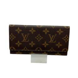 ◆◆ LOUIS VUITTON ルイヴィトン モノグラム ポルトサークルバイフォールド  M61820 ブラウン 財布 Bランク