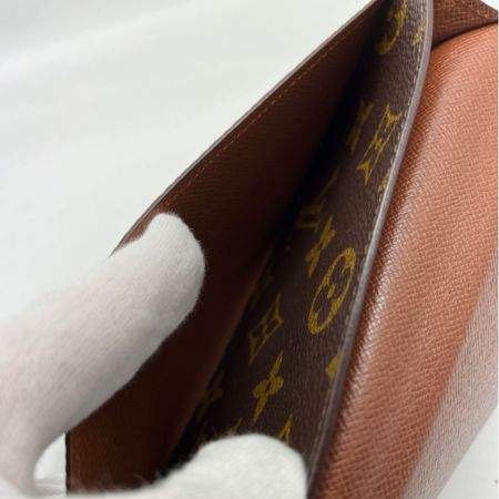  LOUIS VUITTON ルイヴィトン モノグラム ポルトサークルバイフォールド  M61820 ブラウン 財布