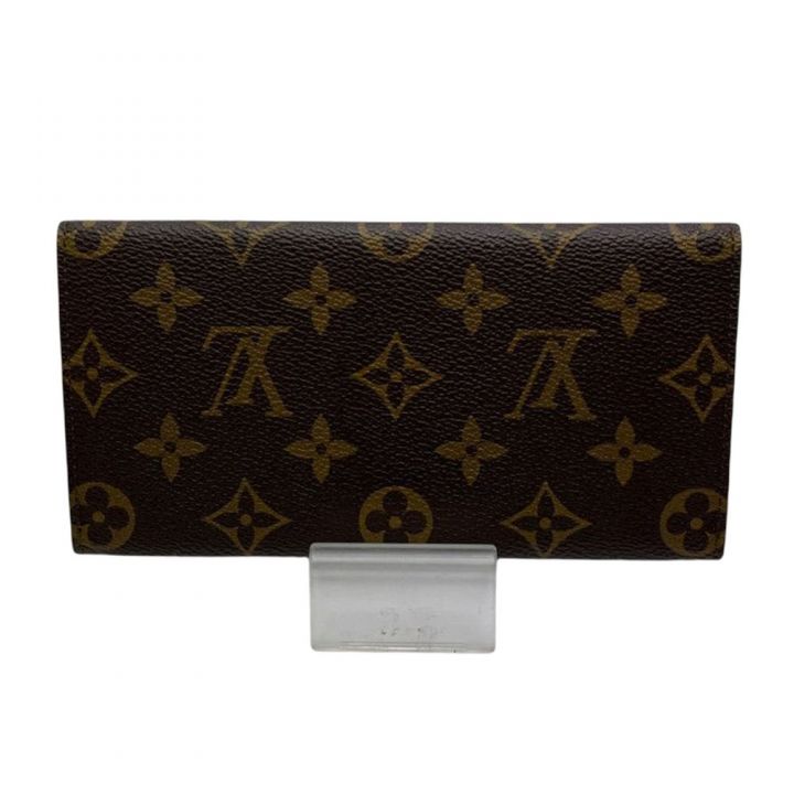 LOUIS VUITTON ルイヴィトン モノグラム ポルトサークルバイフォールド M61820 ブラウン 財布｜中古｜なんでもリサイクルビッグバン