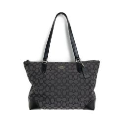 ◆◆ COACH コーチ トートバッグ f29958 ブラック Aランク
