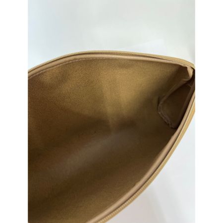  Christian Dior クリスチャンディオール クラッチバッグ　赤いヨゴレあり ベージュ