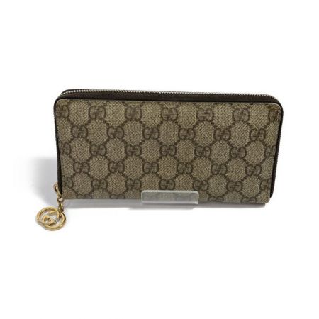  GUCCI グッチ ラウンドファスナー 財布 GGインプリメ 212110 ブラウン