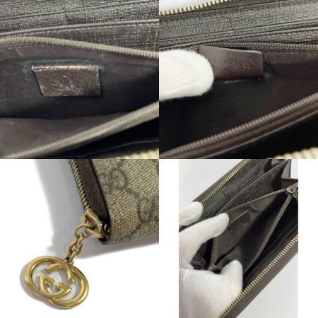  GUCCI グッチ ラウンドファスナー 財布 GGインプリメ 212110 ブラウン