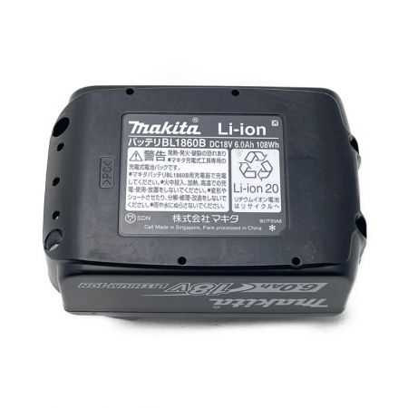  MAKITA マキタ リチウムイオンバッテリー　1個　6.0Ah　18ｖ BL1860B