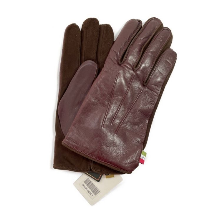 Giorgio Armani ブラウンレザー手袋 Giorgio Armani ブラウンレザー手袋 Giorgio Armani ブラウン