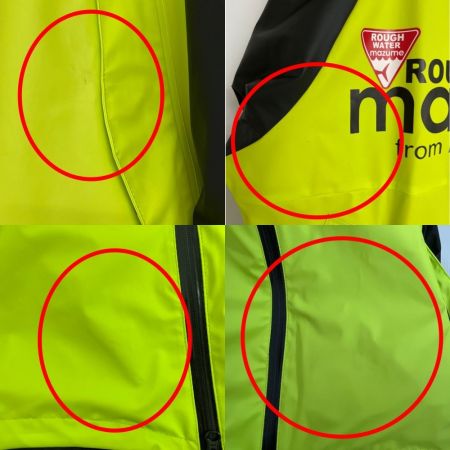  mazume マズメ ROUGH WATER レインスーツ MZRS-623 ブラック　 x ライム
