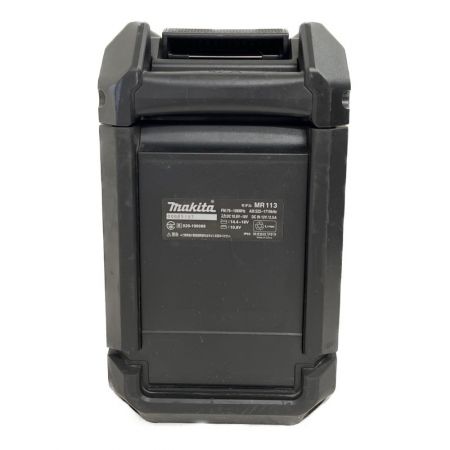  MAKITA マキタ 充電式ラジオ　ACアダプタ付 MR113 ブラック