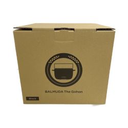 ◆◆ BALMUDA バルミューダ The Gohan 3合炊き炊飯器 K03A-BK Sランク