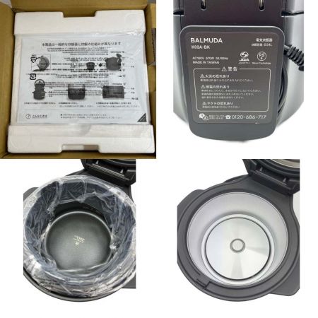  BALMUDA バルミューダ The Gohan 3合炊き炊飯器 K03A-BK