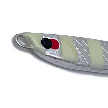  AKクラフト 【旧タイプ】ルアー ジグ  マリ　ハンドメイド 30g シルバー x ホワイト系