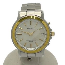 ◆◆ SEIKO セイコー 電波ソーラー　腕時計 7B52-0AF0 Bランク