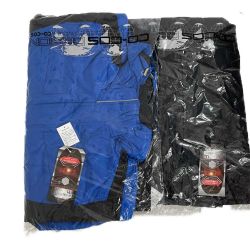 ◇◇ CO-COS 作業着　防寒＆ブルゾン＆防寒パンツ　LLサイズ A3270/A3273 ブルー x ブラック Sランク