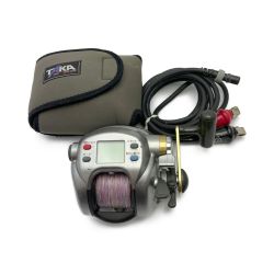 ◆◆ DAIWA ダイワ HYPER TANACOM 500e　電動リール HYPER TANACOM 500e 電源コード、ポーチ付 Bランク