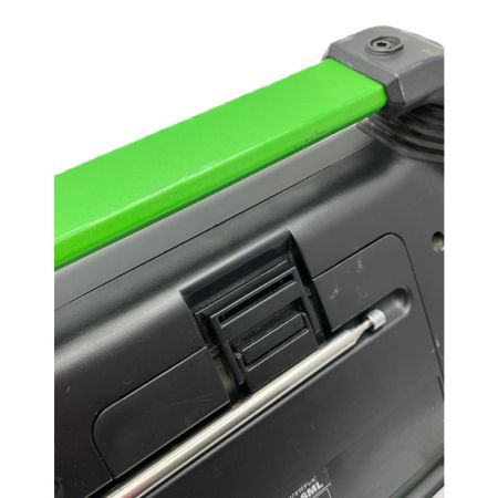  HiKOKI ハイコーキ コードレスラジオ付きテレビ UR 18DSML ブラック×グリーン x グリーン アダプター・取説・リモコン付 