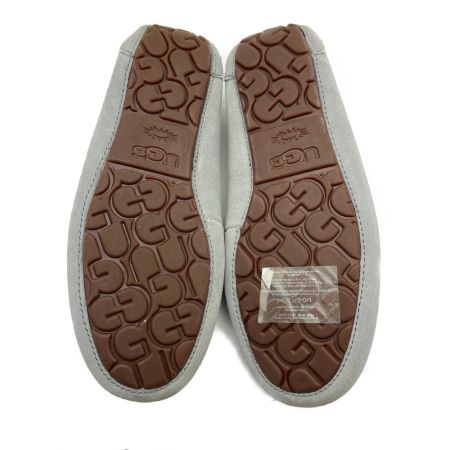  UGG アグ ファーモカシン　ANSLEY　26.0cm ライトグレー