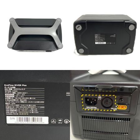  ECOFLOWER  RIVER Plus ポータブル電源　360Wh RIVER Plus ブラック