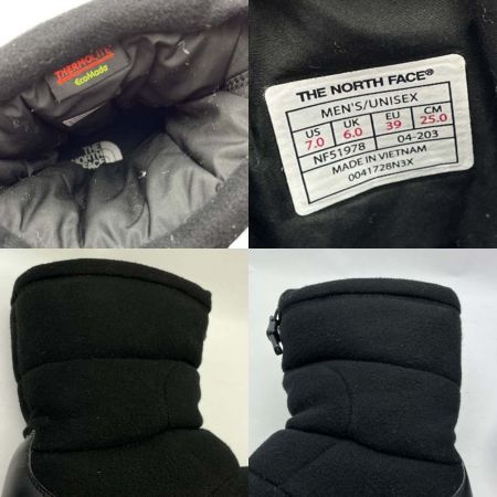  THE NORTH FACE ザノースフェイス ブーツ　ヌプシ　毛羽立ち　 25cm NF51978 ブラック
