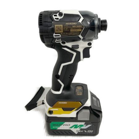  HiKOKI ハイコーキ コードレスインパクトドライバ  WH36DC(2XPG) ホワイト