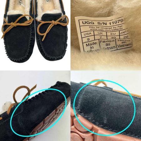  UGG アグ モカシン DAKOTA（ダコタ）　26.0cm ブラック