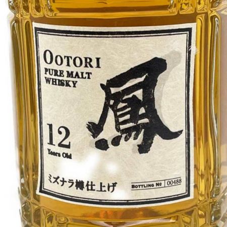 【北海道内限定発送】  鳳　12年　オオトリ　ウィスキー ピュアモルト 700ml 箱付　ミズナラ樽仕上げ 未開栓