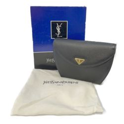 ◆◆ Yves Saint Laurent イブサンローラン  ショルダーバッグ ブラック Bランク