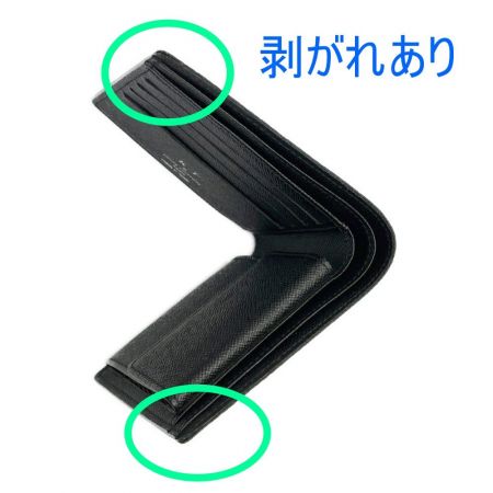  LOUIS VUITTON ルイヴィトン ダミエ グラフィット ポトフォイユマルコ 布袋付  イニシャルKF入り N62664 ブラック