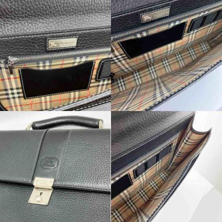  BURBERRY LONDON バーバリーロンドン ビジネスバッグ　スレ多数あり ブラック