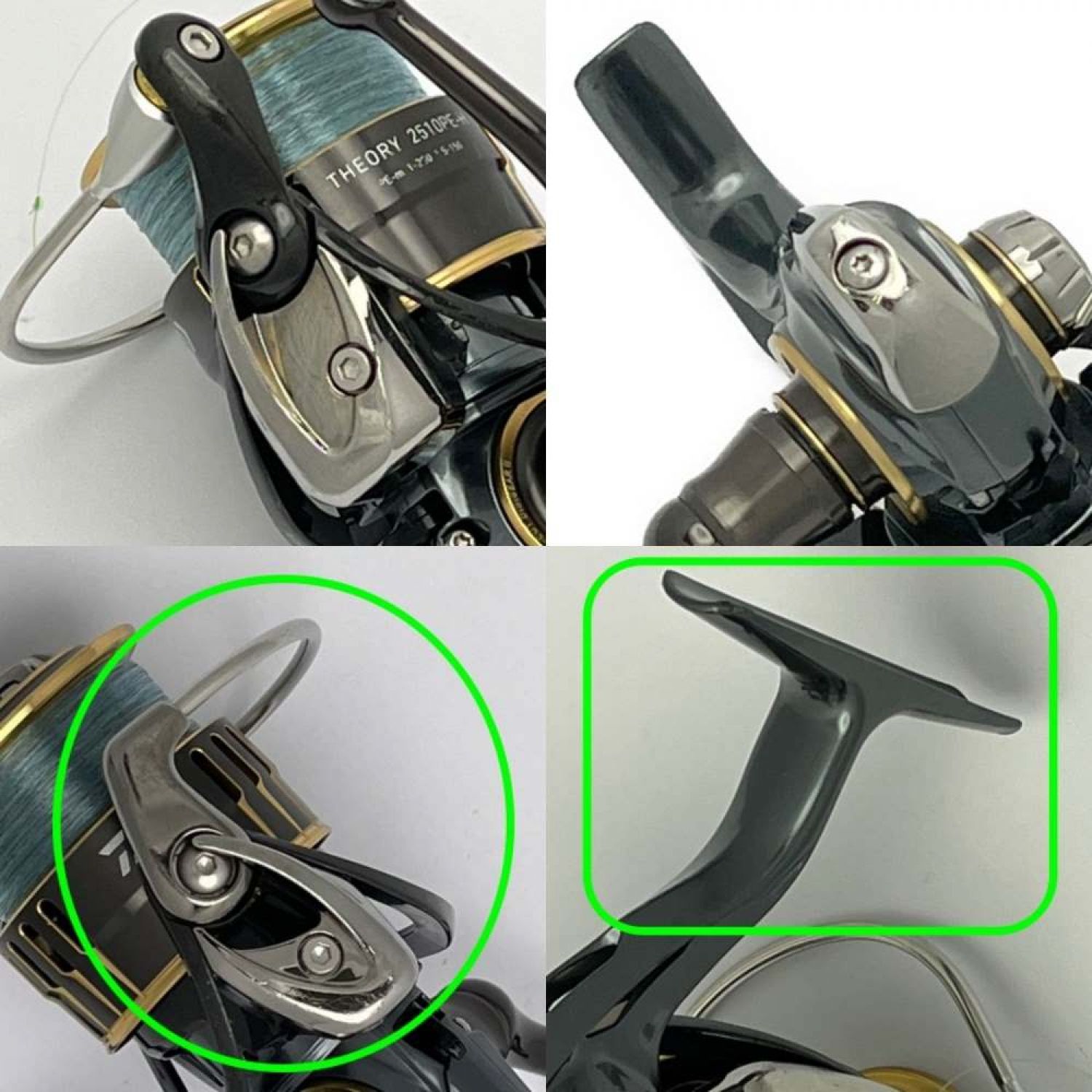 中古】 DAIWA ダイワ THEORY 2510PE-H スピニングリール ｾｵﾘｰ 2510PE-H