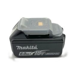 ◆◆ MAKITA マキタ バッテリー　本体のみ　現状販売　6.0Ah　18ｖ BL1860B ブラック Bランク