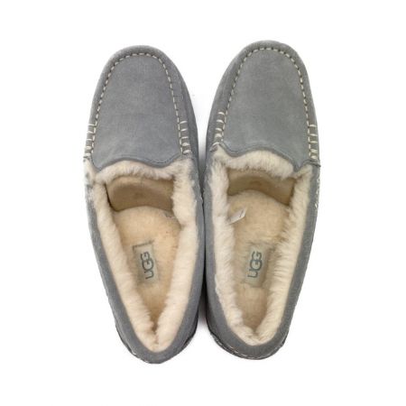  UGG アグ 靴 モカシン 24cm ライトグレー