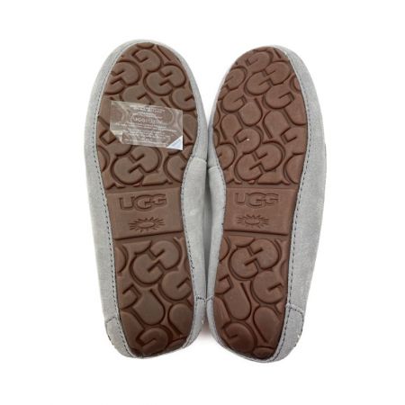  UGG アグ 靴 モカシン 24cm ライトグレー