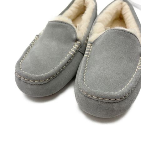  UGG アグ 靴 モカシン 24cm ライトグレー