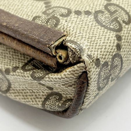  GUCCI グッチ OLD GUCCI コスメポーチ 中ミラー 256998 ブラウン